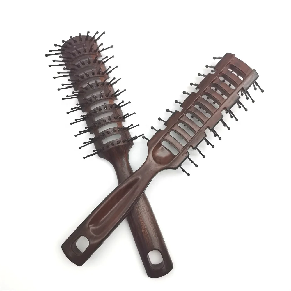 

Factory Sale Plastic Professional Rib Hair Brush Vent Massage Hair Brush