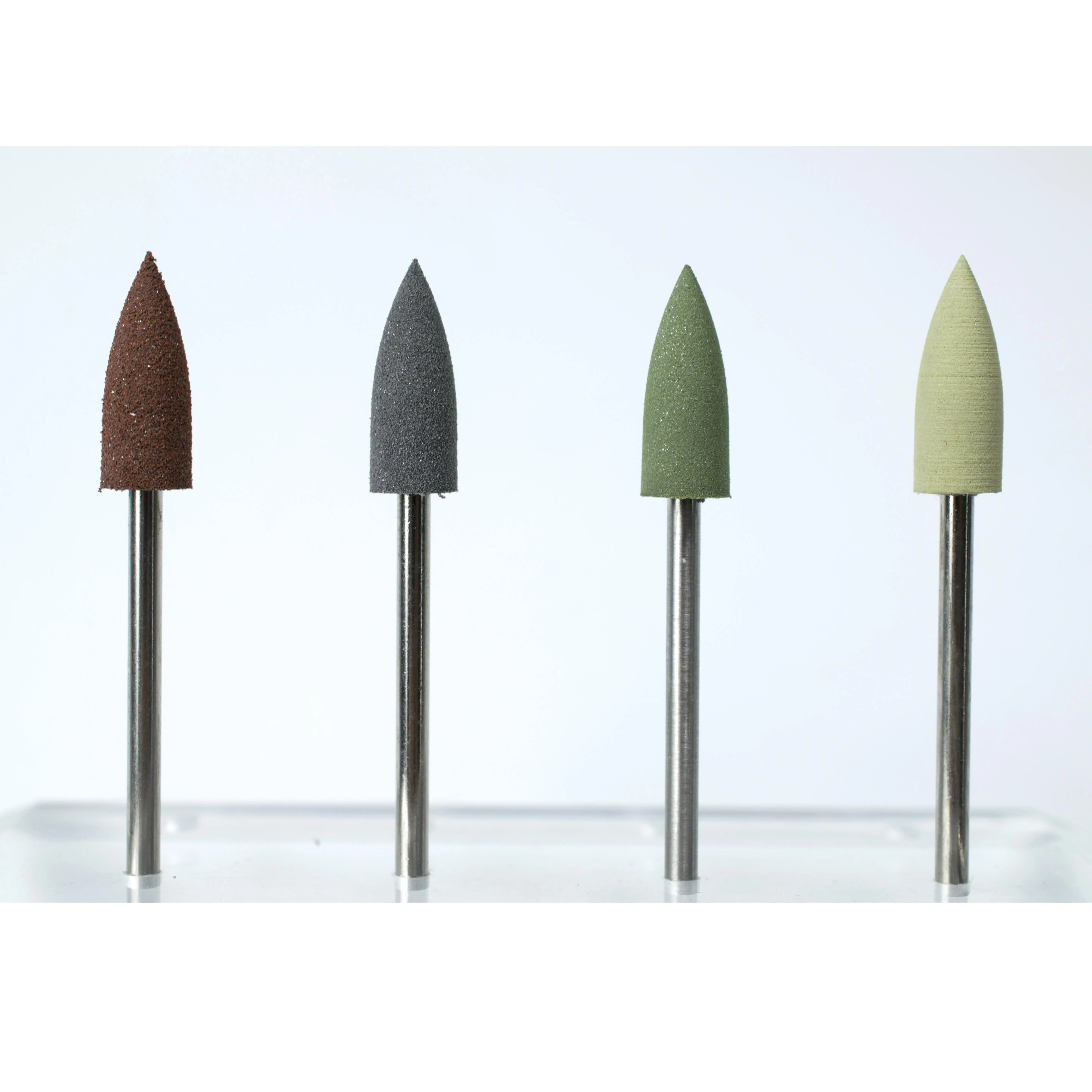 

Manicure 3/32 Silicon Polisher Nail Drill Bit Nail Milling Cutter Grit F, Grey/black/green