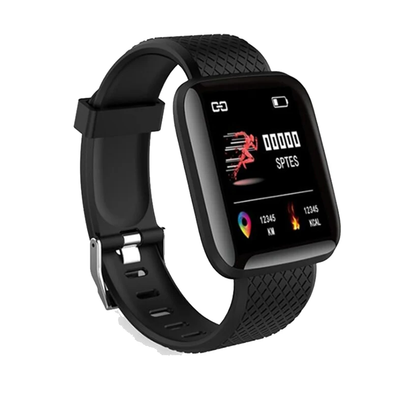 

Drop Shipping New Amazon best selling 116plus pedometer heart rate BT 4.0 smart bracelet reminder sports bracelet