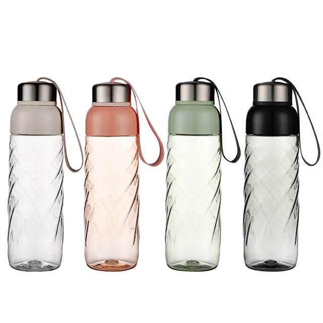 

600ml 20oz BPA Free Unbreakable Tritan Drinking Bottle For Hot And Cold With Stainless Steel Lid And Tea Strainer 1805VT