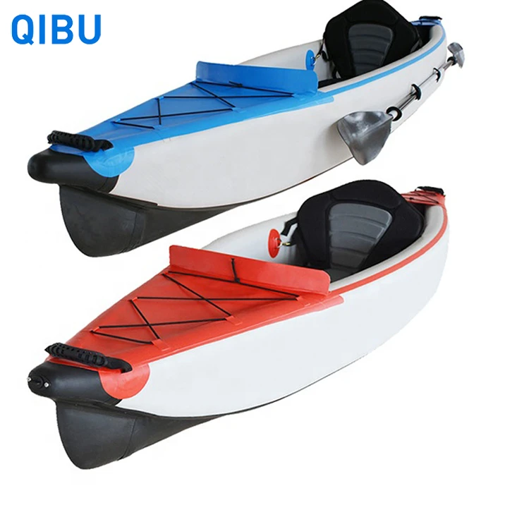 

Made in China PHT-01 2021 Inflatable Kayak Pvc Touring Kayak Tandem Kayak Rowing Boat PVC & Drop Stitch 2 Years Adjustable QIBU, Red, green, yellow, blue ,customize