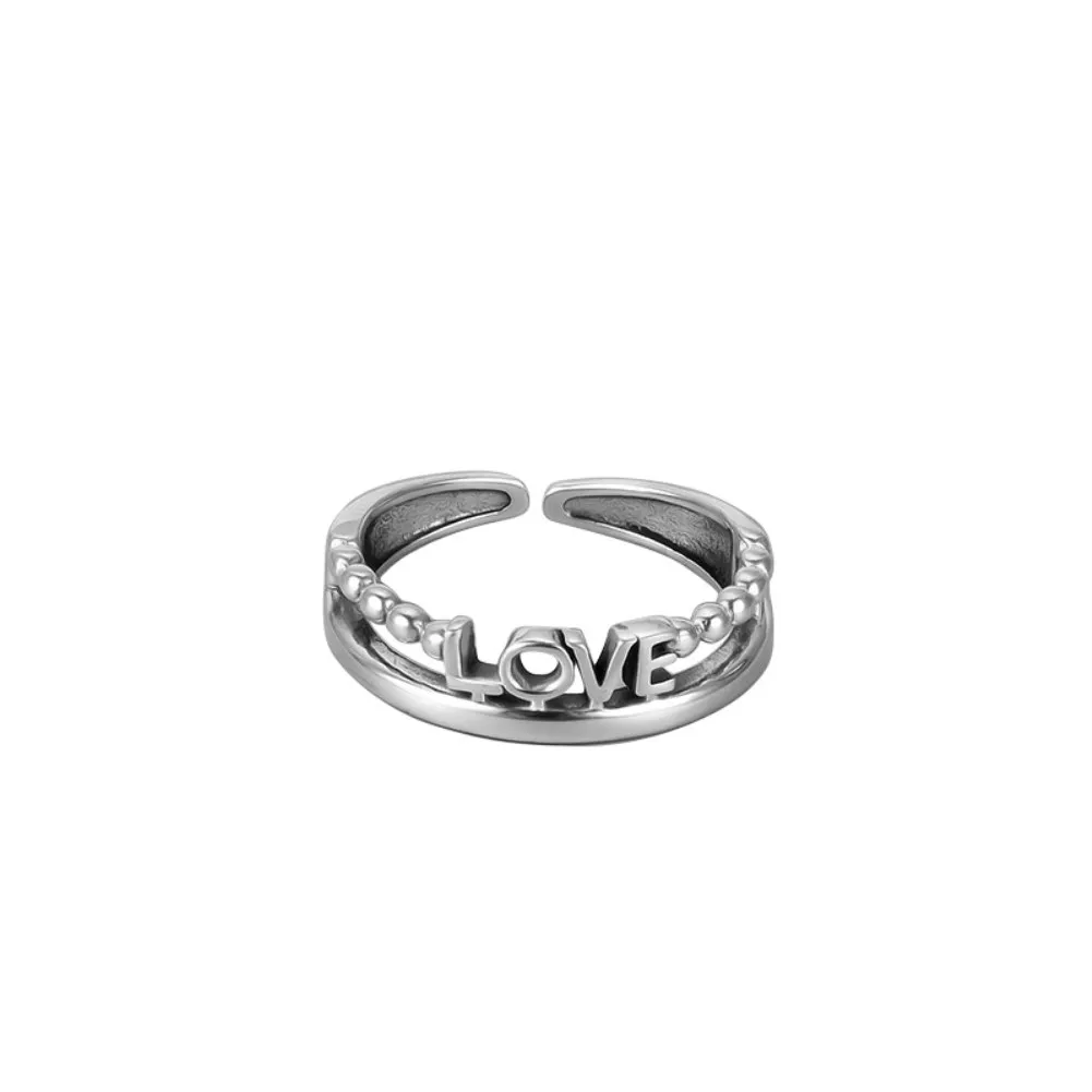 

Beautiful Love Eternity Ring 925 Sterling Silver Custom Jewelry