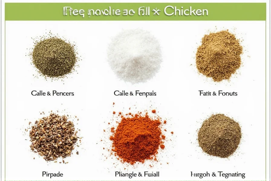 Spice rack with essential seasonings