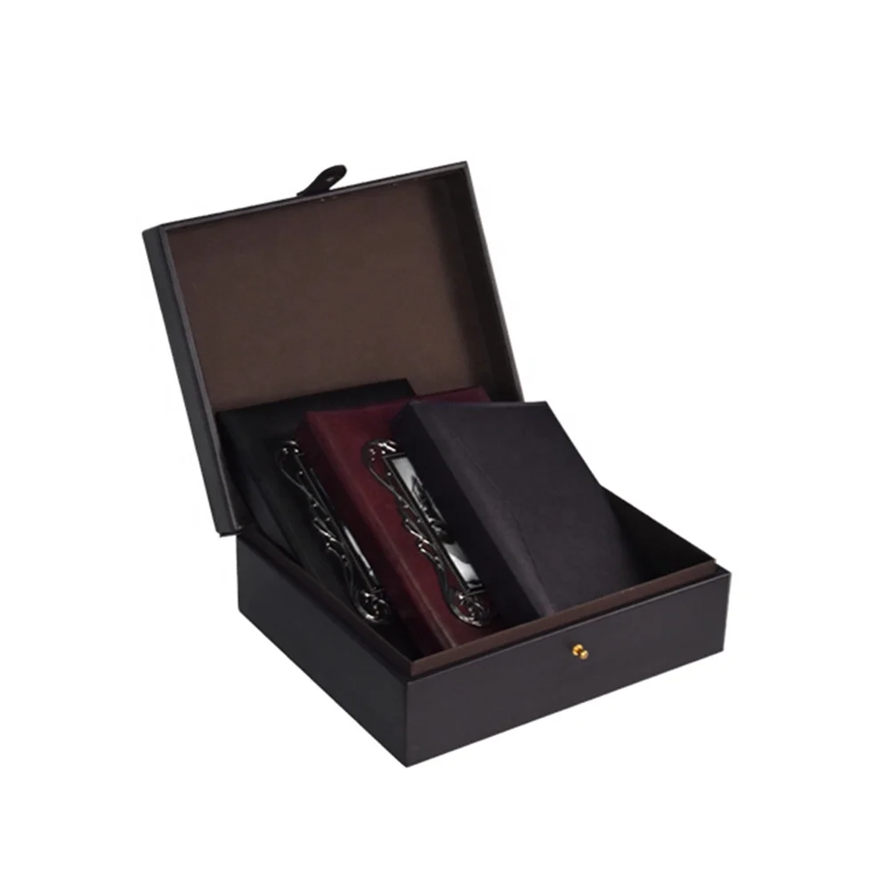 

Custom luxury vintage handmade faux leather photo frame imitation leather album box