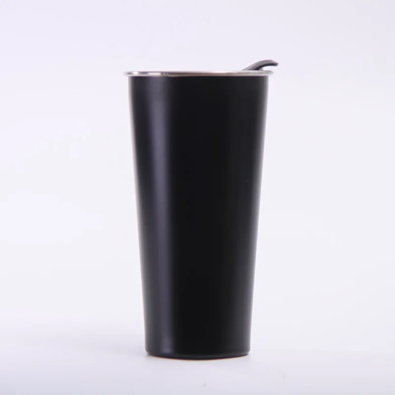 Durable 16oz Beer Tumbler  Double Wall Insulated Thermos Flask Stainless Steel Tumbler Cup for Outdoor Cup