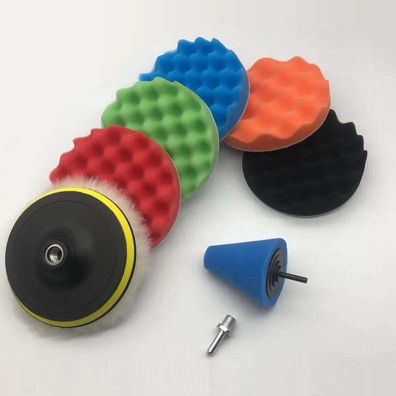 Buff And Polish Pad Kit 6 Inch Foam Pad Polishing Car Buffing And