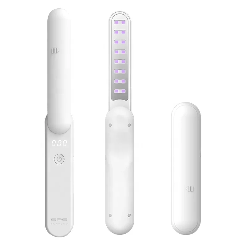 OEM Handheld Foldable Portable Mini Home Sanitizer Disinfection Stick UVC Sterilizer UV Wand Mini UV UVC Light