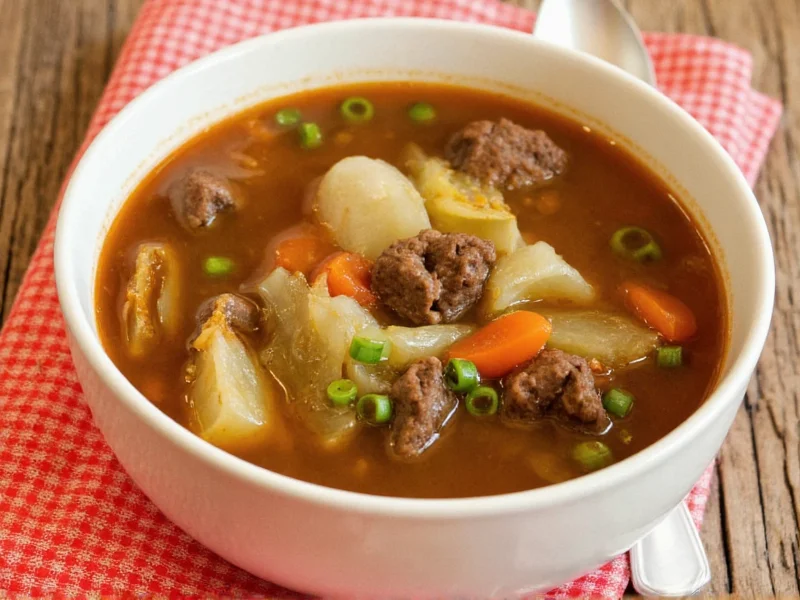 Beef Cabbage Soup: Recipe, Benefits & Cooking Guide