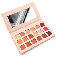 

Wholesale Private label 18 colors eye shadow palette with mirror eyeshadow palette makeup