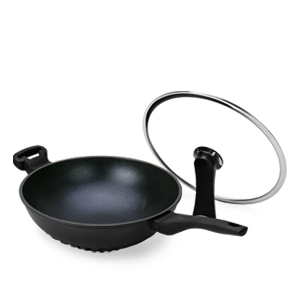 

Diecasting Aluminum Energy-saving bottom wok pan