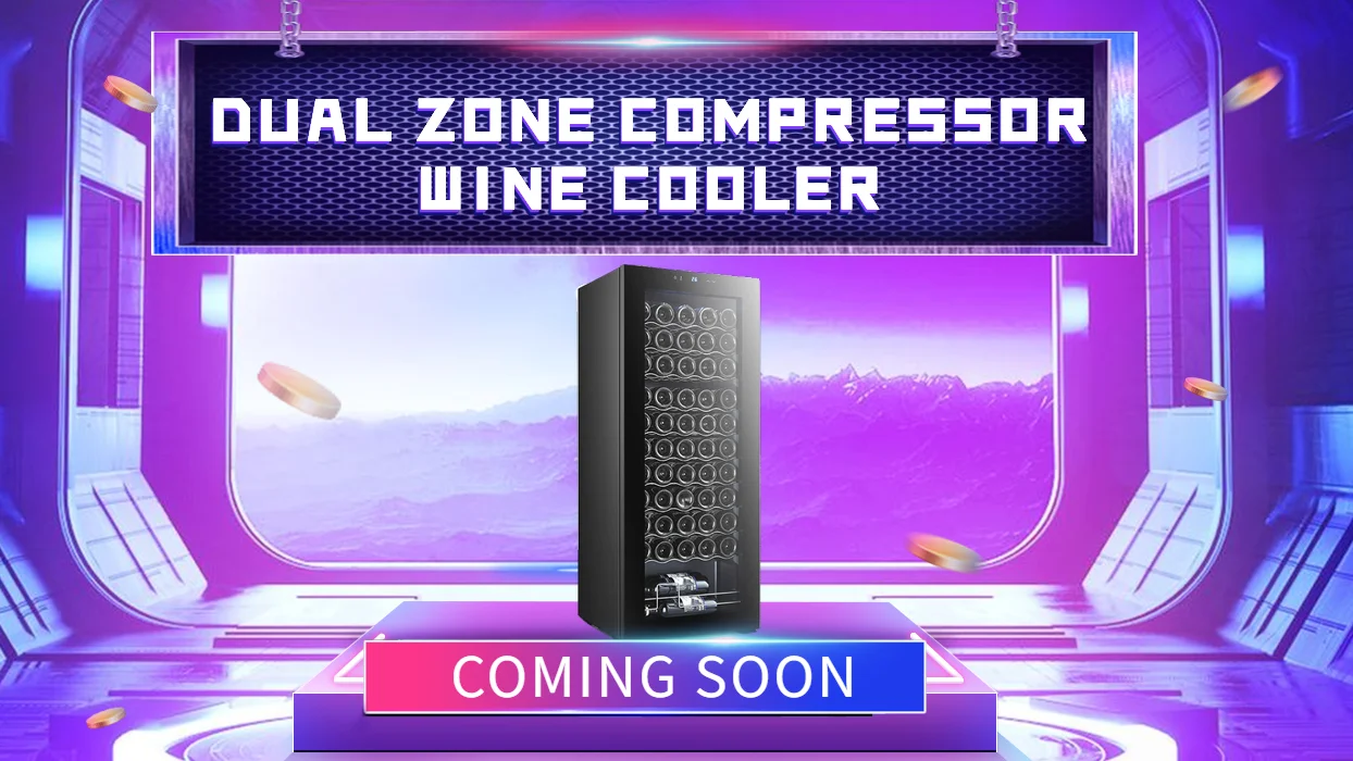 New Erp Vertical Shelf Wine Fridge Mini Slim Small Electric Thermostat