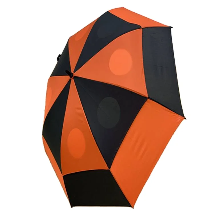 

68-inch Oversize Double Layer Air Hole Windproof Stronger Golf Umbrella With Customized Logo