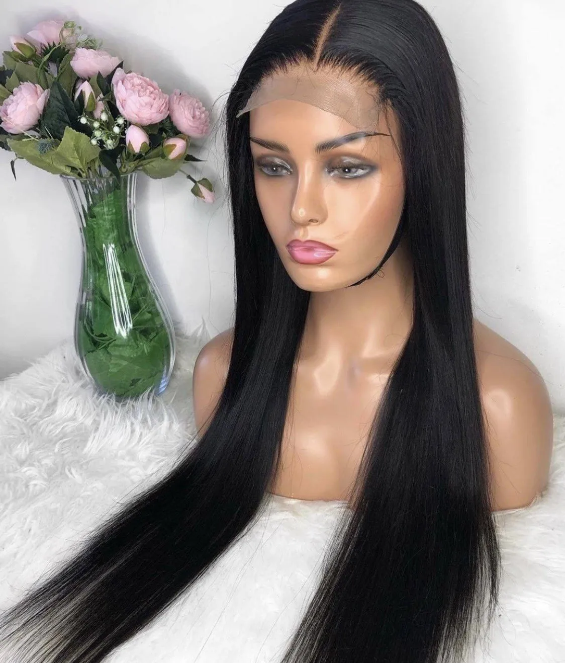 

Vendor Straight Hd Transparent Lace Front Human Hair Wigs For Black Women 360 Lace Frontal Wig Glueless 100 Virgin Full Lace Wig