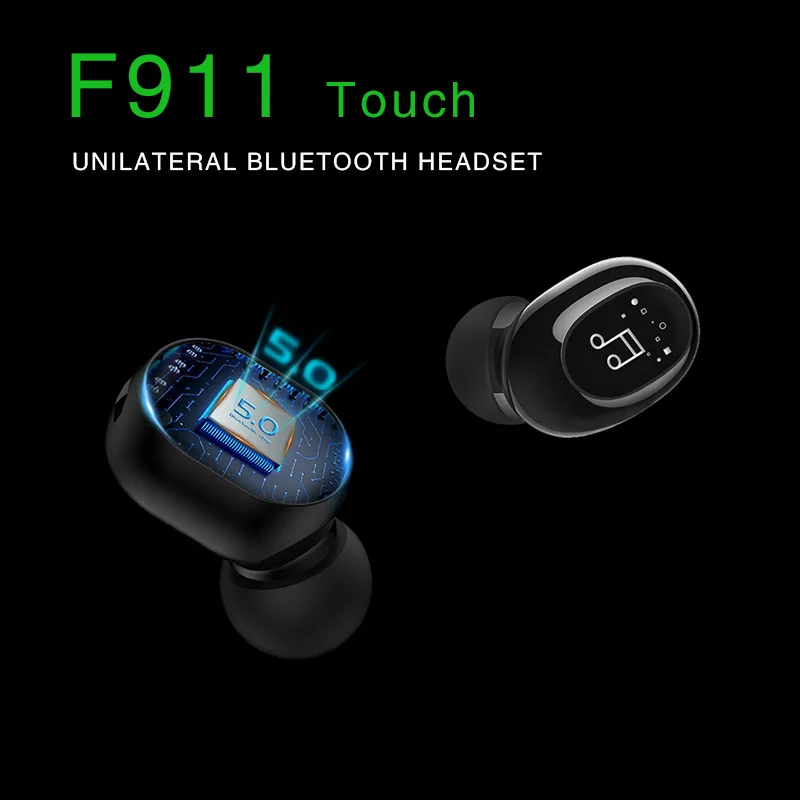 

New best-selling wireless headset,F911 V5.0 sports headset suitable for all mobile phones headset earphone
