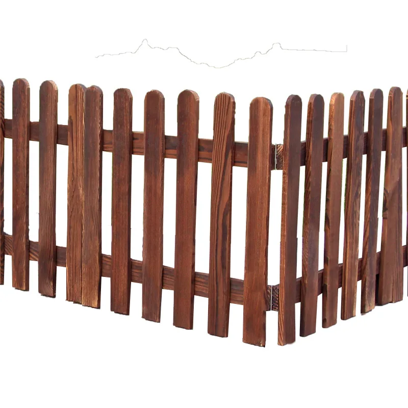 

Anticorrosive Material European And American Style Outdoor Garden Decorative Wood Fence