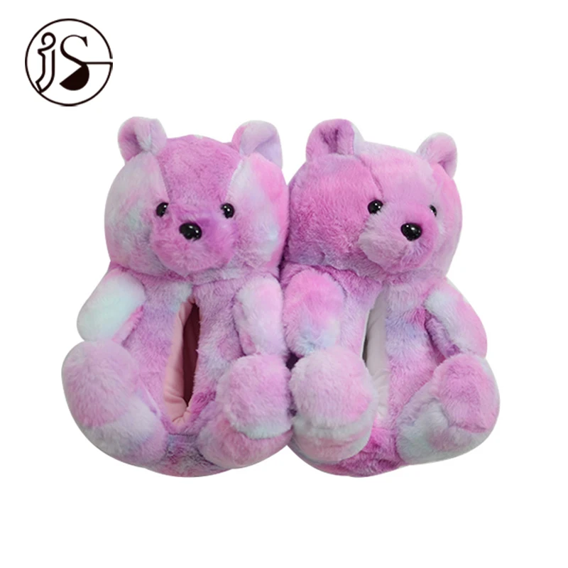 

wholesale cartoons teddy slippers comfort soft furry slippers light weight anti slip home slippers