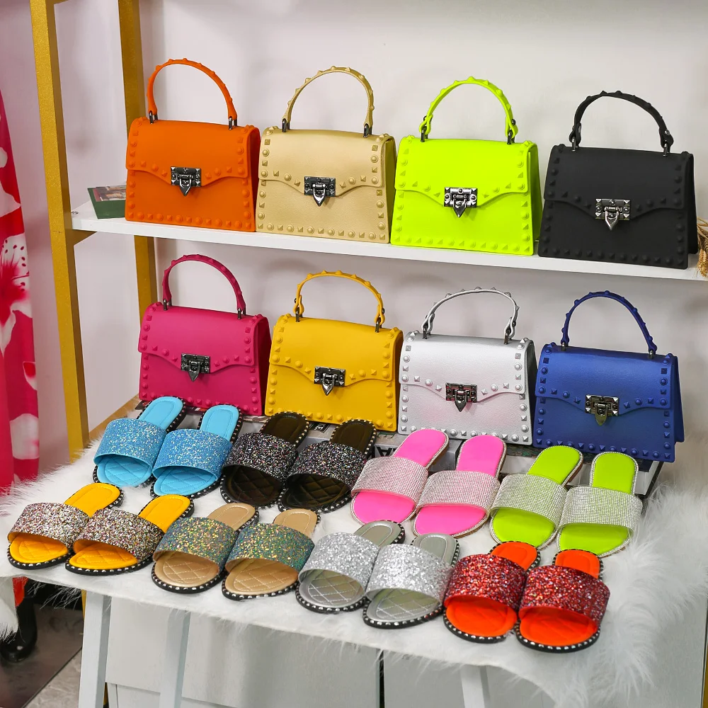 

New Trend Pu Mobile Phone Handbag Purses And Handbags Women's Set Crossbody Bag Women Ladies Purses And Shoes Set Lady Handbags, Customized color