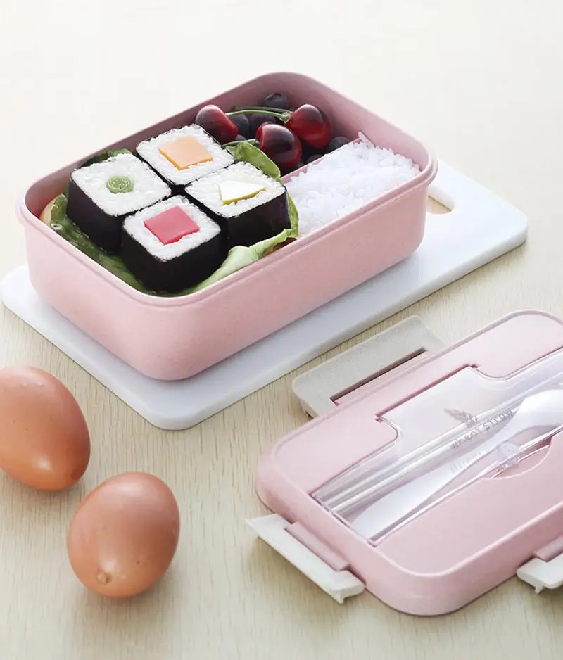 

Bento Lunch Box for Adults And Children Durable On-the-Go Meal BPA-Free Kids Bento Box