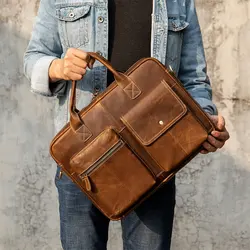 7212  Designer black briefcase Office bag for men 