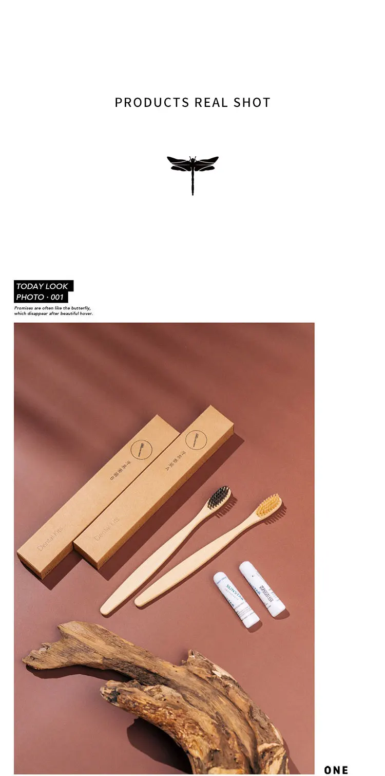 _06.jpg OF Hotel Supplies Custom Wooden Bamboo Comb Shaver Biodegradable Toothbrush Kit