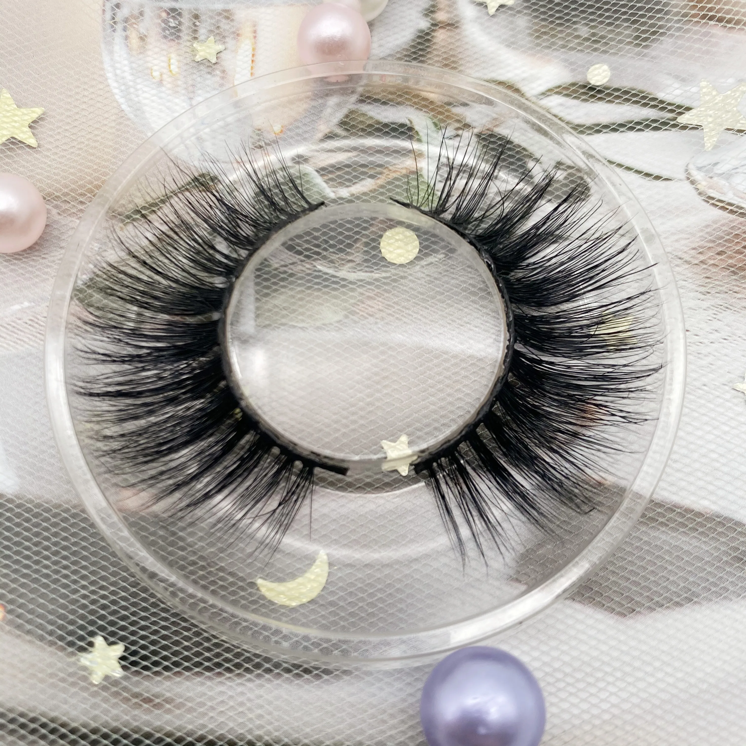 

natural eyelashes 3d vendors fluffy mink eyelash