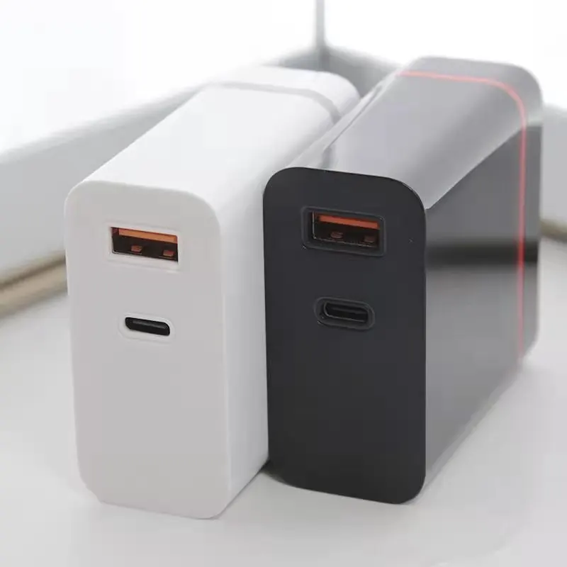 

Wireless Cell Phone Cable Car 42w Plug 30w Battery Charger, White black