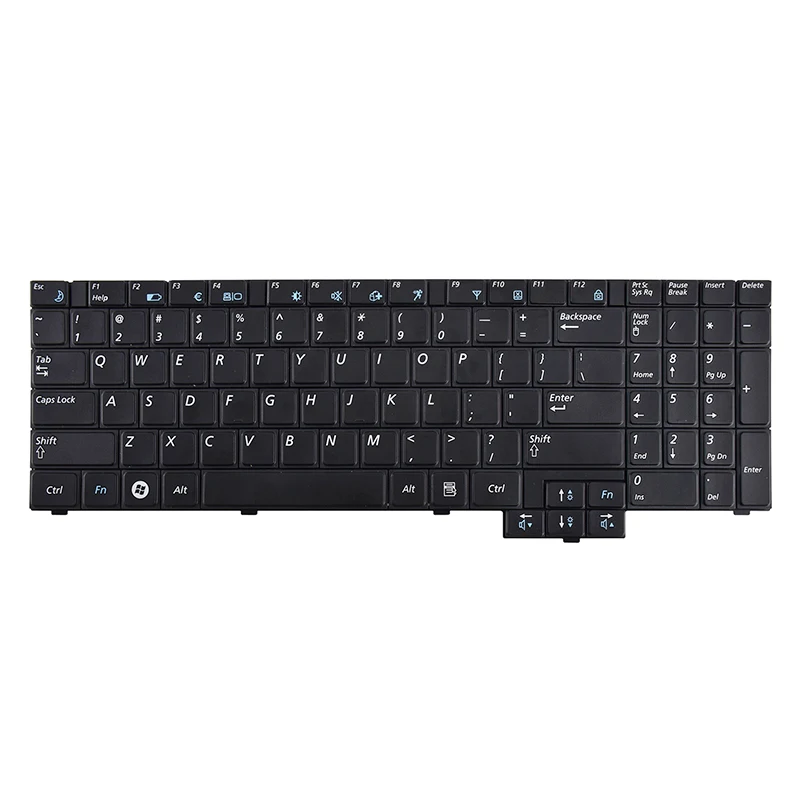 

New Laptop Keyboard for Samsung R523 R525 R528 R530 S3510 R618 R620 R538 R530 RV508 RV510 R719 P530 P580 E352 E452 P530 R719, Black