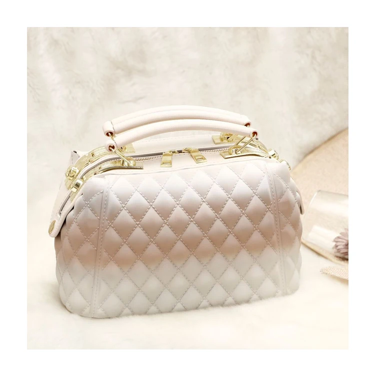 

Colorful Pvc Jelly Bags New Fashion Luxury RTS Handbags For Women Purses Women Lady Handbags