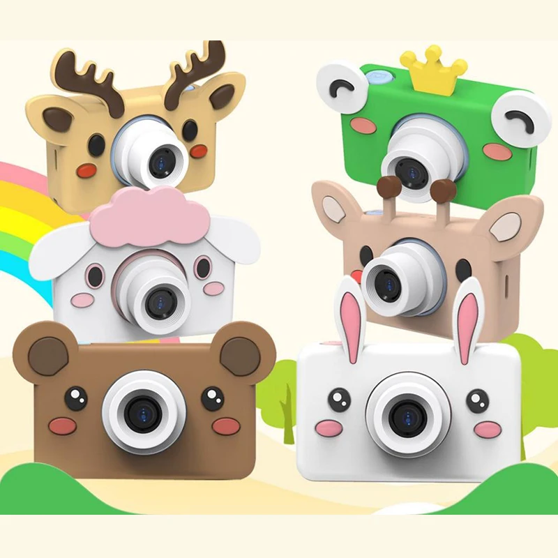 Fun gift for Kids Built-in Lithium Battery Fun Photo Sticker Waterproof Shockproof Cartoon Smart Kids Camera