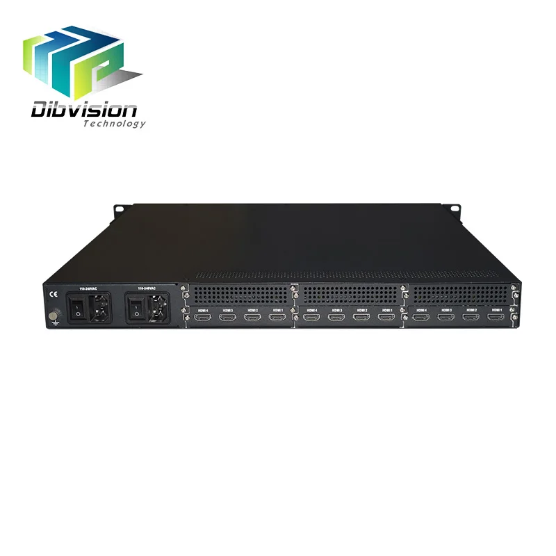 

4 Full HD per module live streaming video encoder with 6 independent hot-swappable module