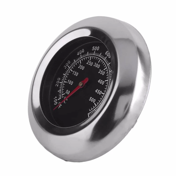 BBQ Grill Stainless Steel Thermometer Temperature Gauge Cooking Outdoor Tool 