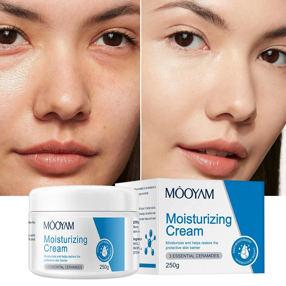 

Body and Face Moisturizer Repairing Soothing Brightening Moisturizing Cream with Hyaluronic Acid and Ceramide