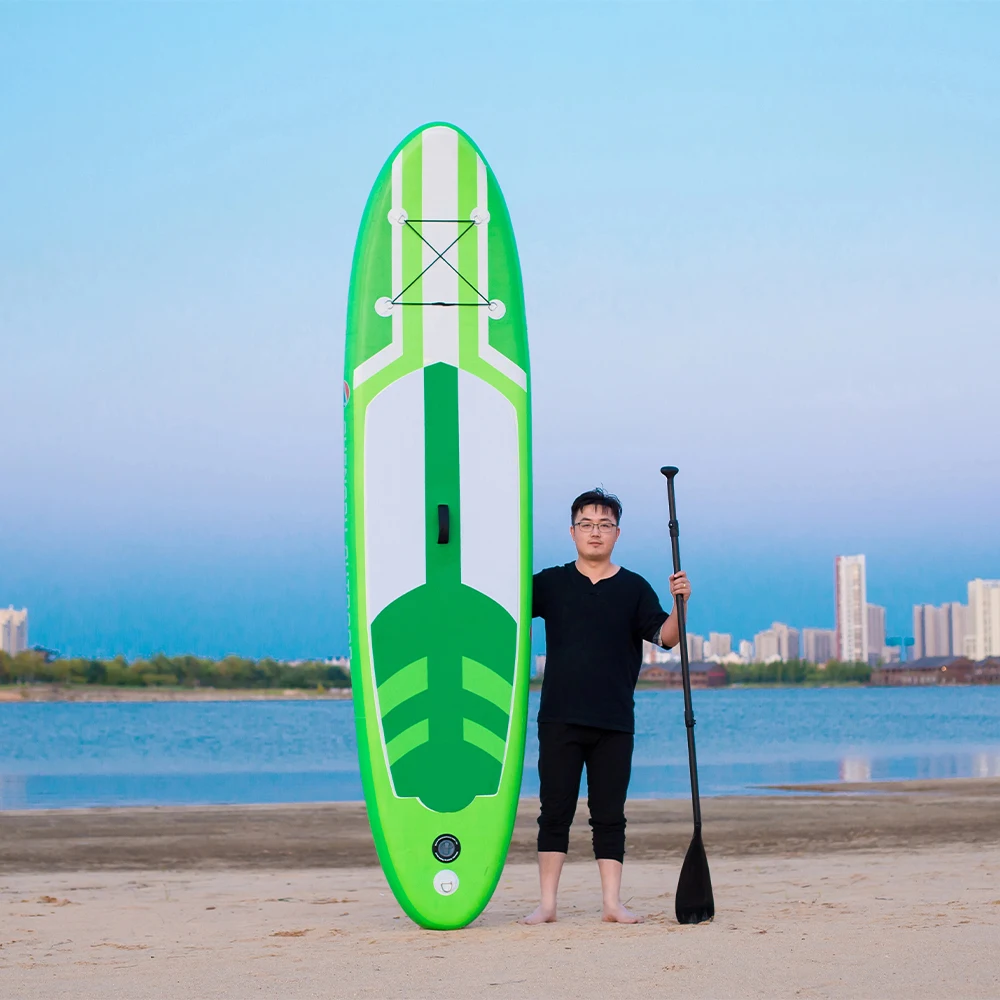 

FunFishing High Quality Inflatable Drop Stitch Surfing Board SUP Paddle Board bamboo sup, Customized