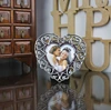 Mesh side heart metal frame valentine's day gifts photo frame