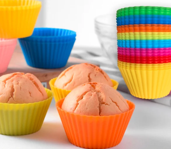 

Silicone Cake Cup Liner Baking Cup Mold Muffin Round Cakecup Cake Tool Bakeware Baking Pastry Kitchen Tools