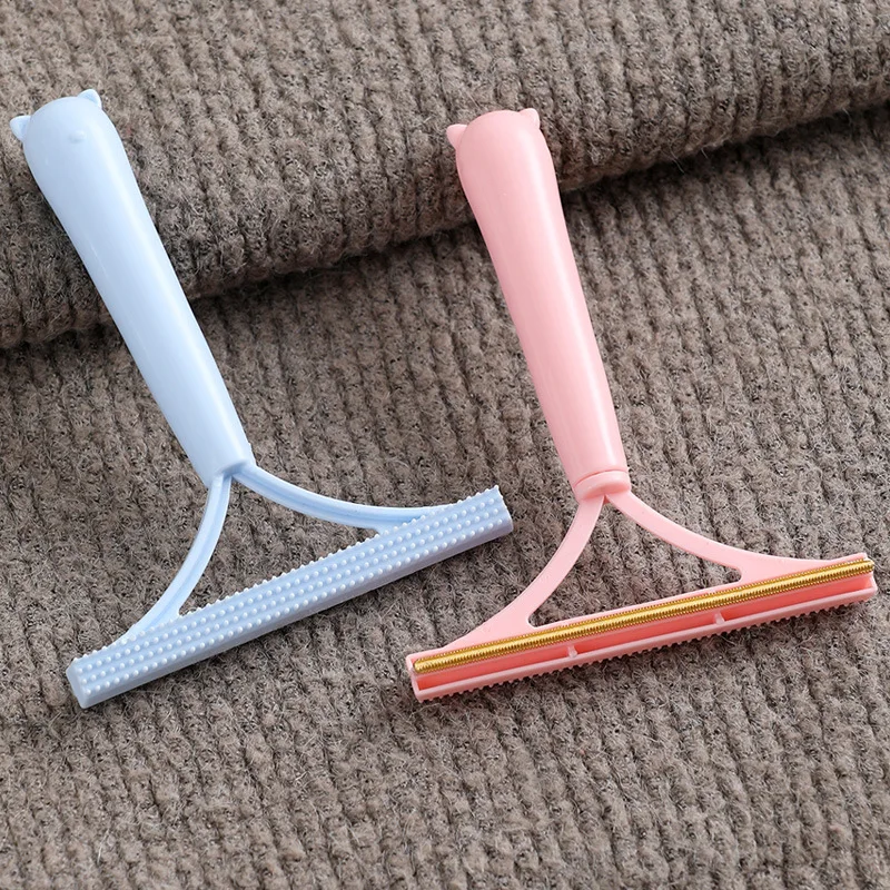 

O228 Plastic Lint Roller Manual Clothes Fuzz Fabric Shaver Clothes Brush Tools Portable Lint Remover