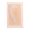 Free Shipping Medical props model Human Soft Silicone Right Ear Model Life Size Acupuncture Study Practice Tool