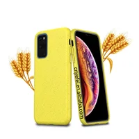 

Recyclable Biodegradable Phone cover For Samsung S20 Plus Eco-friendly Wheat straw PLA case For Samsung S20 Ultra
