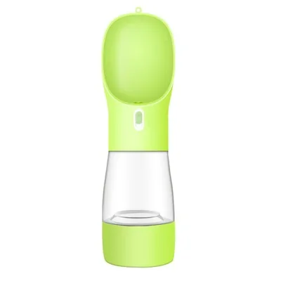 

2 in 1 Portable Pet Dog Water Food Travel Bottle, Blue, pink, green, gray, blue,