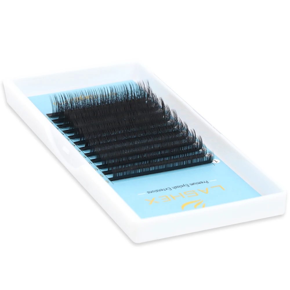 

Factory Directly Supplier Matte Black Flat Silk Lashes Eyelash Extensions Of 0.10 0.15 C D Curl hot sale with competitive price