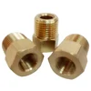 Bspt/npt threaded pipe fittings brass threaded adapters