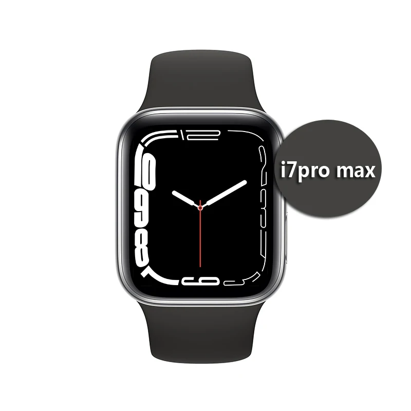 

Dropshipping i7 Pro Max Smart Watch Series 7 Big 1.80 Inch Screen BT Call I7 Pro Max Smartwatch Heart Rate Monitor I7 Pro Max, Multi