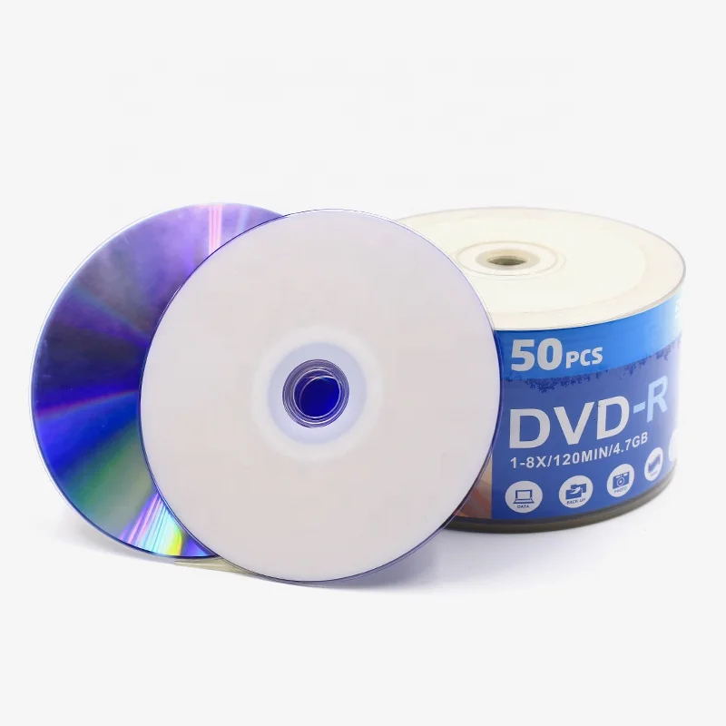 

Virgin material grade A+ 8X 16X blank printable DVD-R dvd-r 4.7 gb