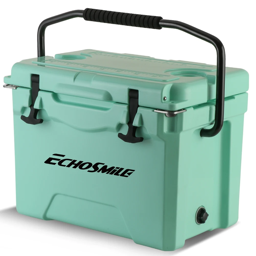 

Echosmile 25 Quart Cooler Box Ice Chest Cooler with Durable Handles Rotomolded Cooler