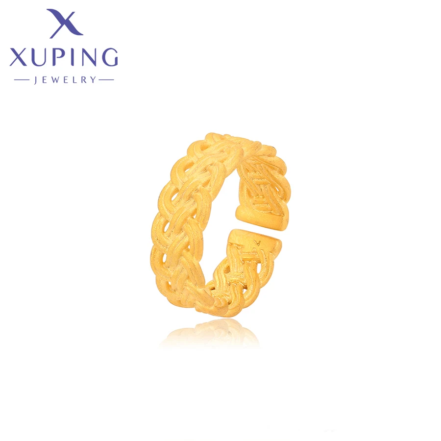 

05R100149 xuping jewelry fashion simple luxury neutral elegant ring women 24K gold new hot sale romantic rings