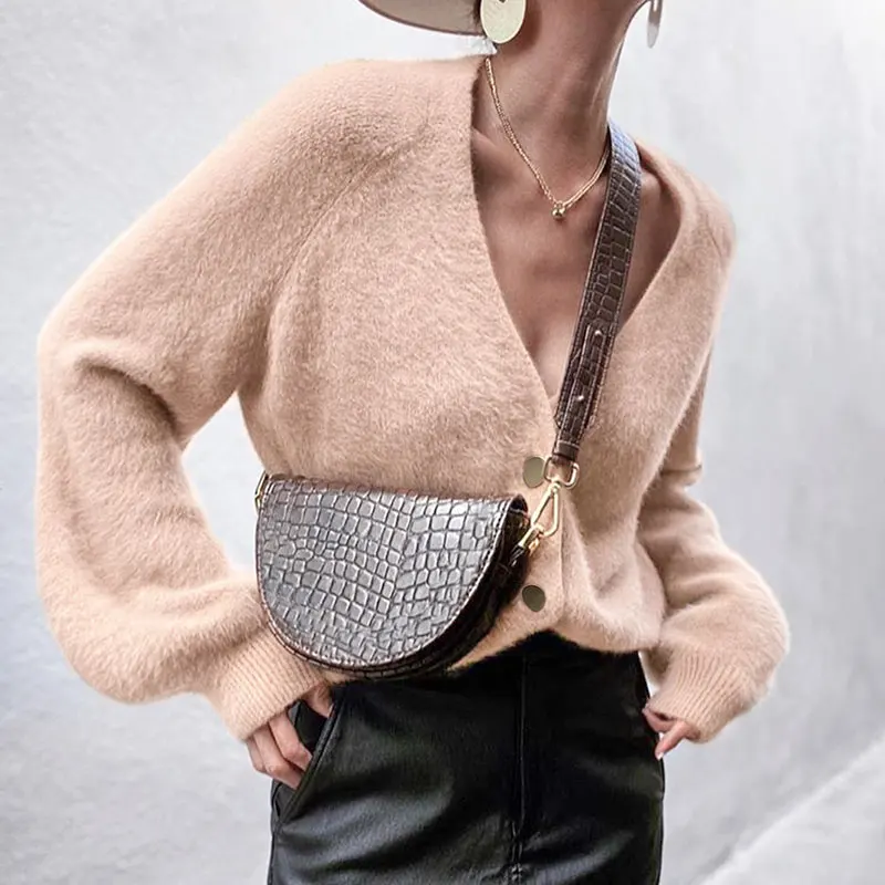 

B53531A Europe ladies autumn winter new fashion sweet sweater cardigan