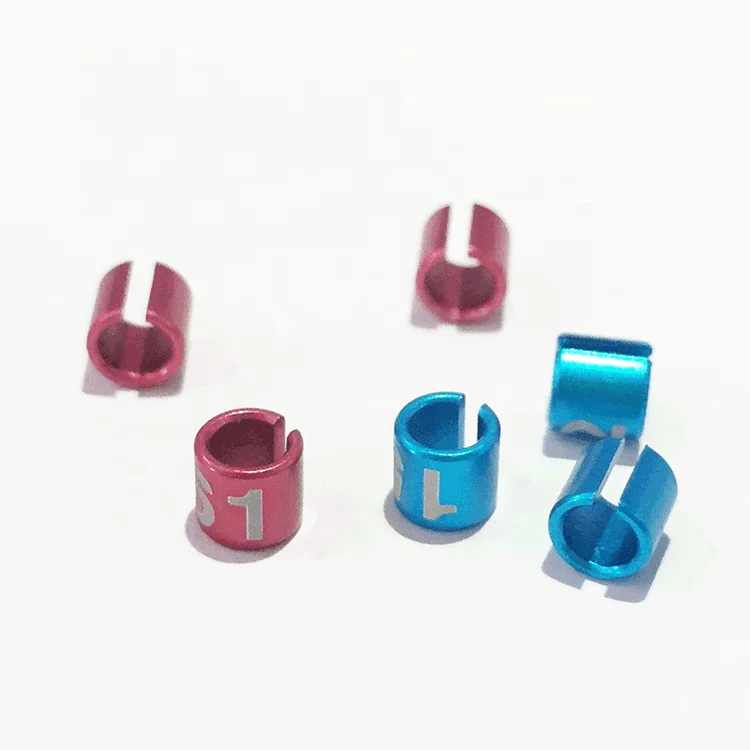 

gsf free shipping 3mm finch lovebird 4.5mm parrot 5.5mm metal bird ring bands