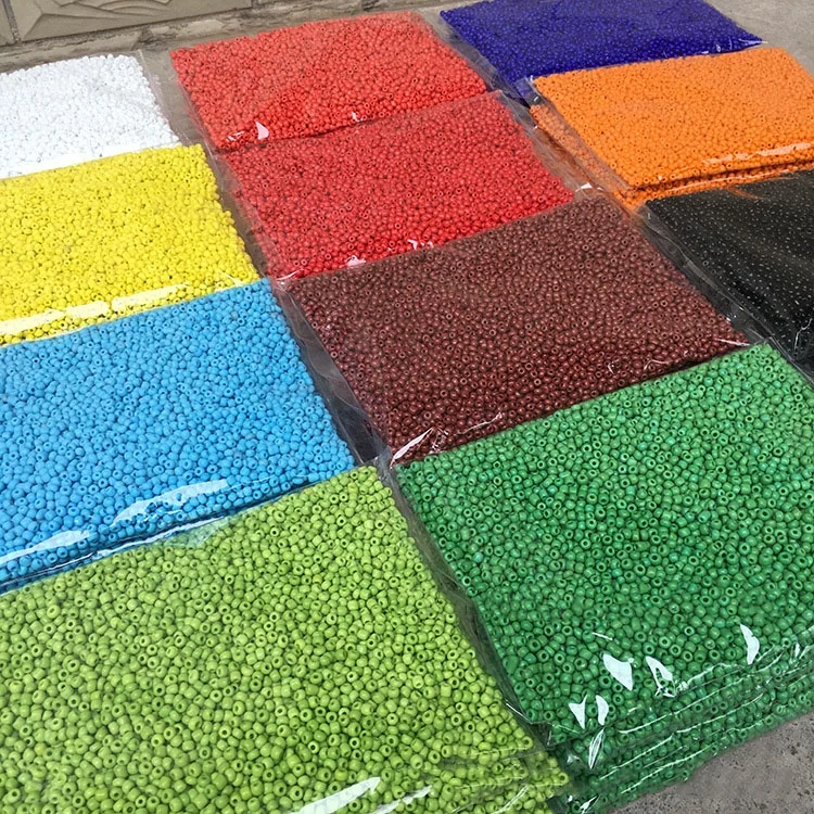 

Ready to ship 4mm Color solid color series glass seed beads 450g package diy handmade jewelry accessories, As color chart