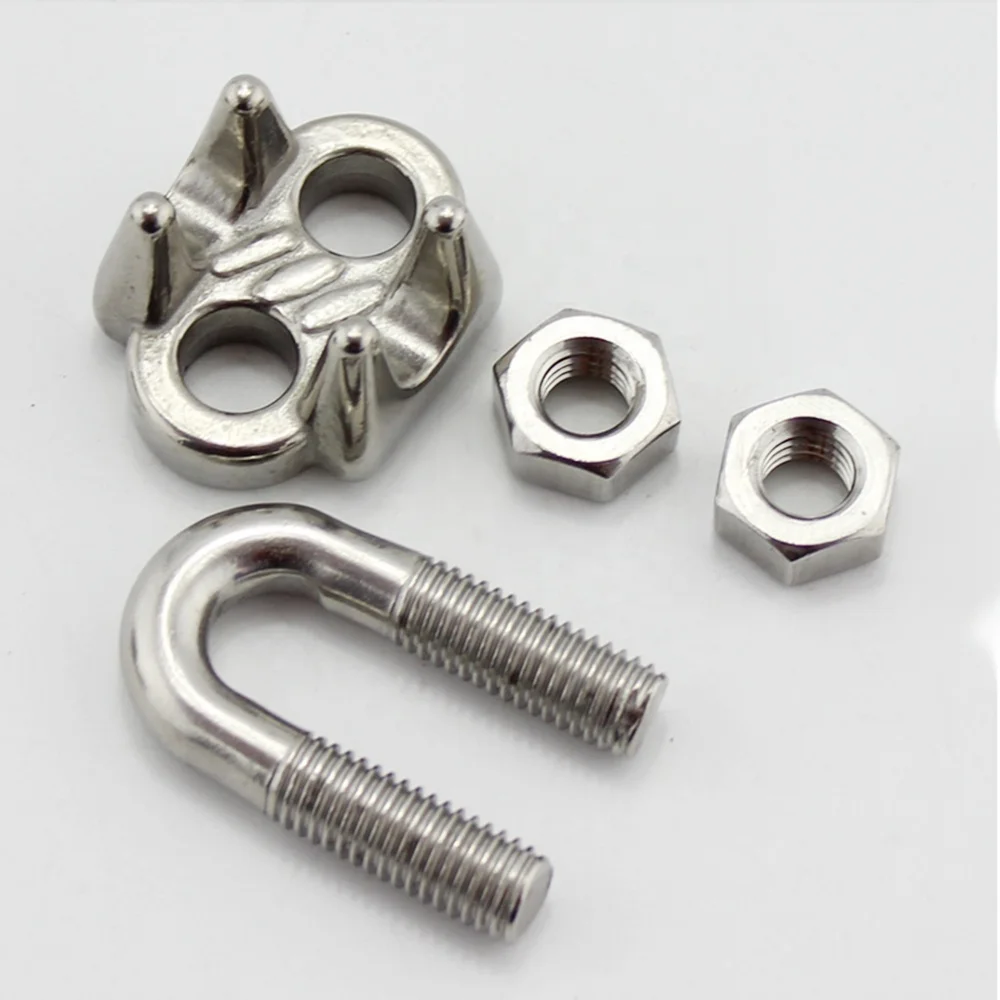 Jis Type Cable Clamps Stainless Steel 304/316 Wire Rope Clamps