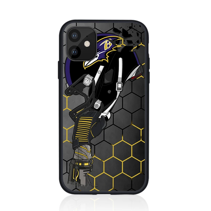 New Design Sports Phone Case Football Helmets Back Cover Custom Phone